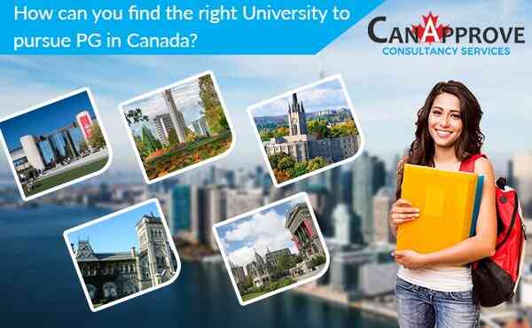 University to pursue PG in Canada