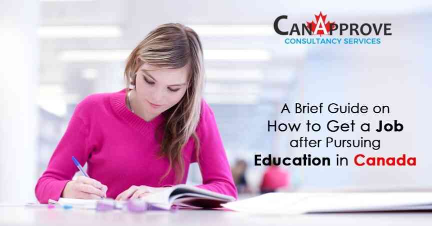 Job after study in Canada