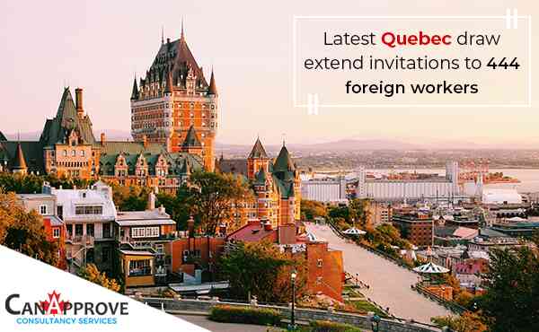 Quebec draw extend invitations