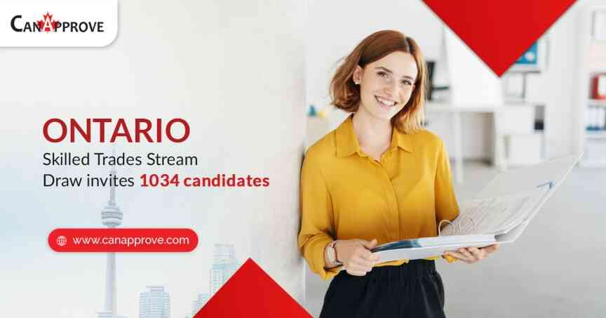 Ontario Skilled Trades Stream draw invites 1034 candidates