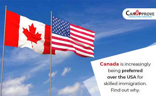 Canada over the US