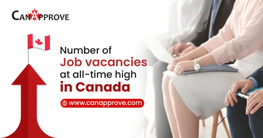 Number of job vacancies in Canada hit record high